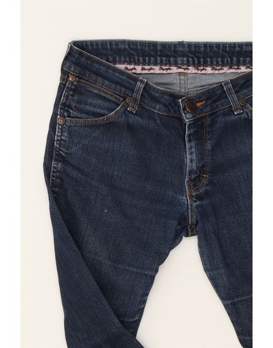 WRANGLER Womens Iris Bootcut Jeans W30 L29 Blue Cotton CA01 - Picture 4 of 4