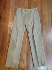 Dockers D2 Mens Easy Khaki Pants 34 X 34 Tan Straight Fit Flat Front Casual