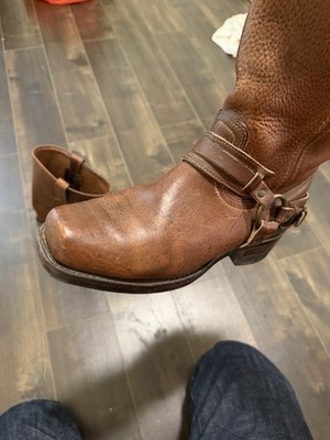 Frye Boots Harness Men s So 10.5 Brown Leather