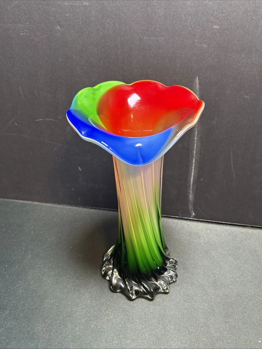Jack In The Pulpit Vase In Fenton Art Glass for sale | eBay