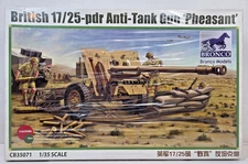 Bronco Models British 17/25-pdr Anti-Tank Gun Pheasant 1/35 Scale Model 35071