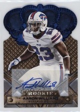 2011 Panini Crown Royale Rookie Blue Signatures 25/25 Aaron Williams Auto 1q9
