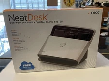 Neat Desk Pass-Through Scanner White Home Office Edition, USED