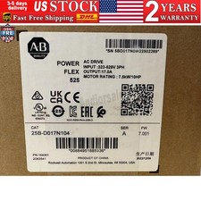 25B-D017N104 SER A Allen-Bradley PowerFlex 525 7.5kW 10Hp AC Drive US Free Tax