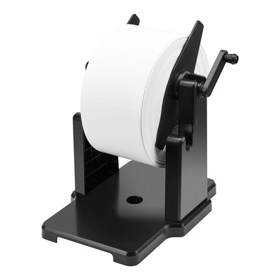 External Rolls Label Holder, 2 in 1 Fan-Fold Stack Paper Holder for Desktop T...