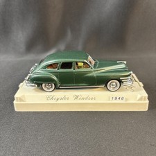 Solido 04513 1:43 Scale Age D'Or Deep Green Chrysler Windsor Die Cast W/Base