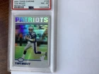 2004 Tom Brady Topps Chrome Refractor #125 PSA 8 HOF