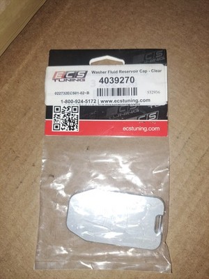 Ecs Tuning Audi A4 S4 B9 Windshield Washer Fluid Tank Cap/cover Billet Clear