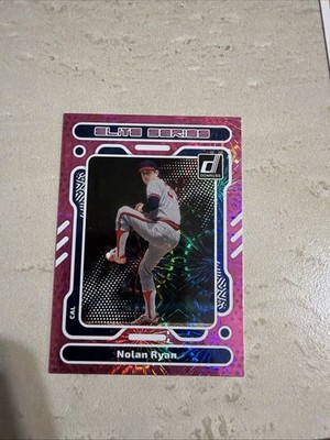 Panini Donruss 2023 Nolan Ryan Elite Series Insert #E7 California Angels MLB