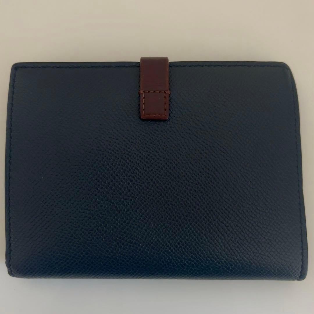 Celine Bi Fold Wallet Medium Multi Function Navy … - image 2