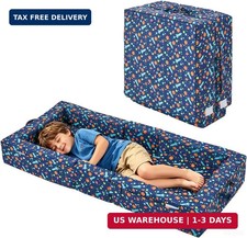 Toddler Travel Bed, Foldable Kid Floor Bed wtih Washable Cover