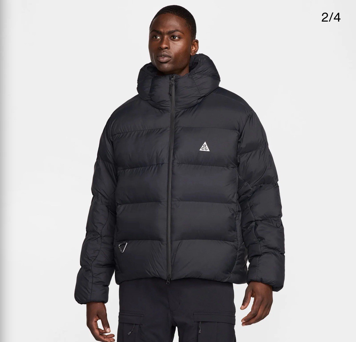 NEW $350 Nike ACG Lunar Lake PrimaLoft Jacket Black White FV8909