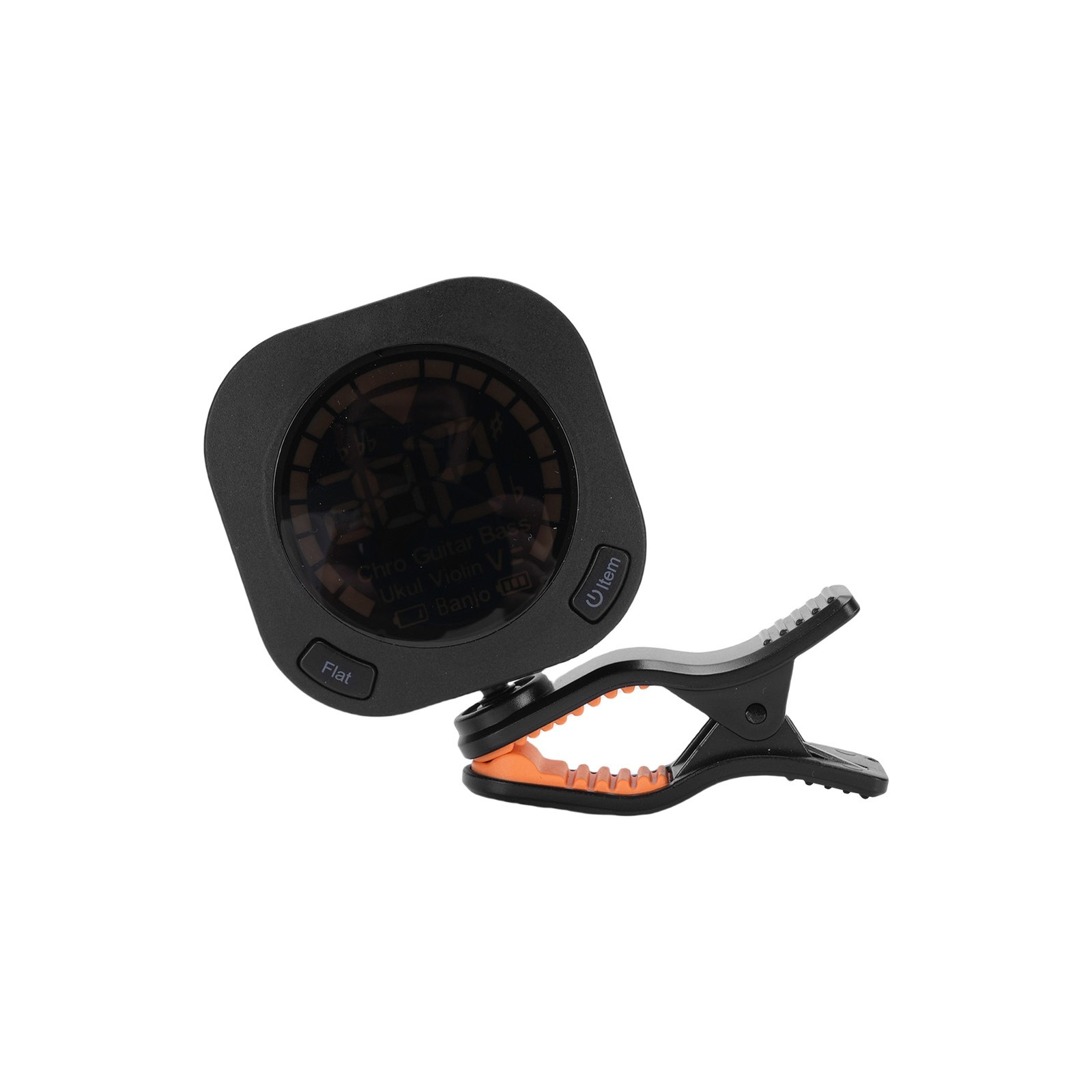 Guitar Tuner Clip On For Chromatic Guitar Bass Violin Ukulele Portable ZGZD