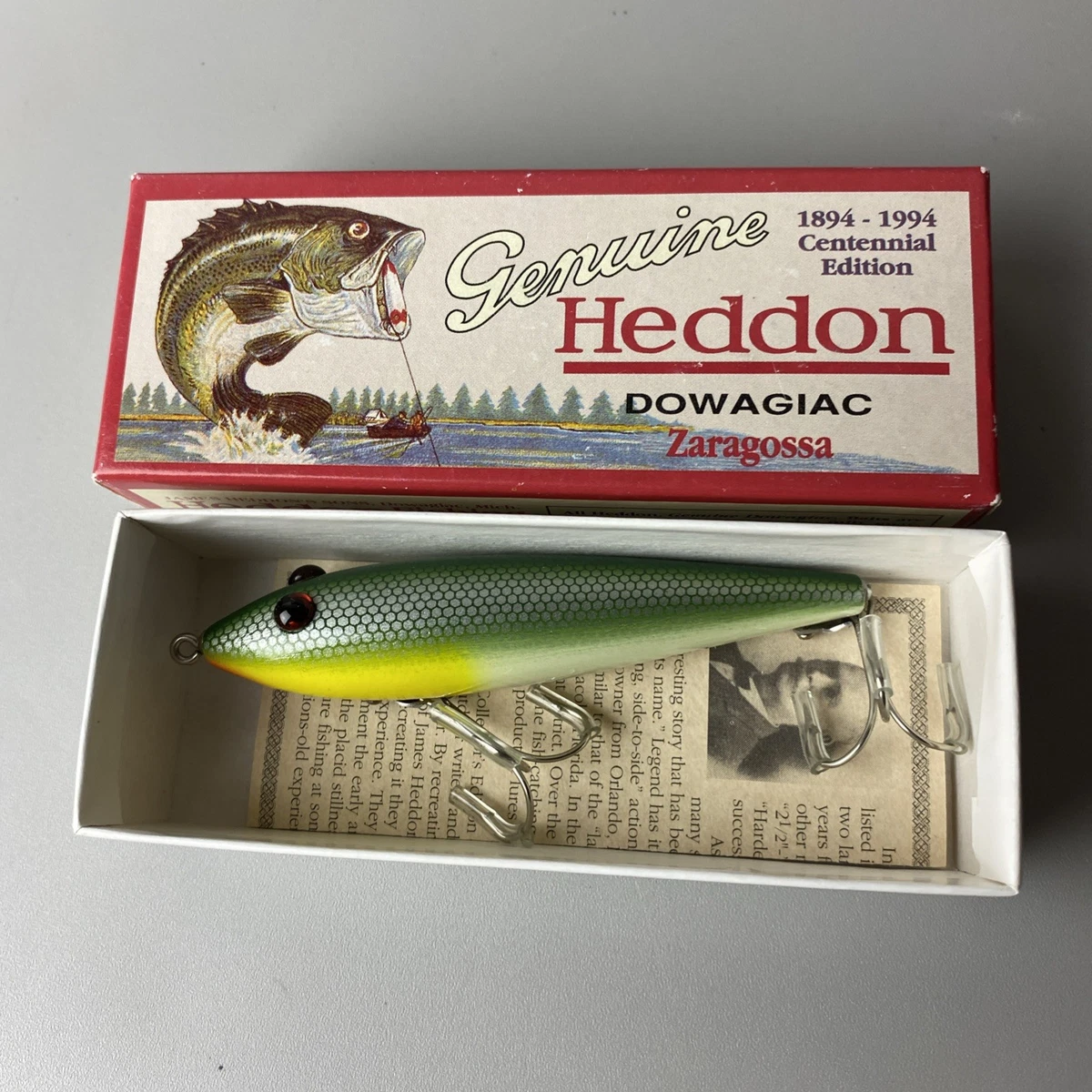 Heddon Wooden Vintage Fishing Lures with Original Box for sale | eBay