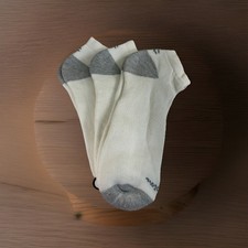 Men's 3 Pack VTG Champion Crew Socks Acrylic Blend L Size 10-12 Sports White