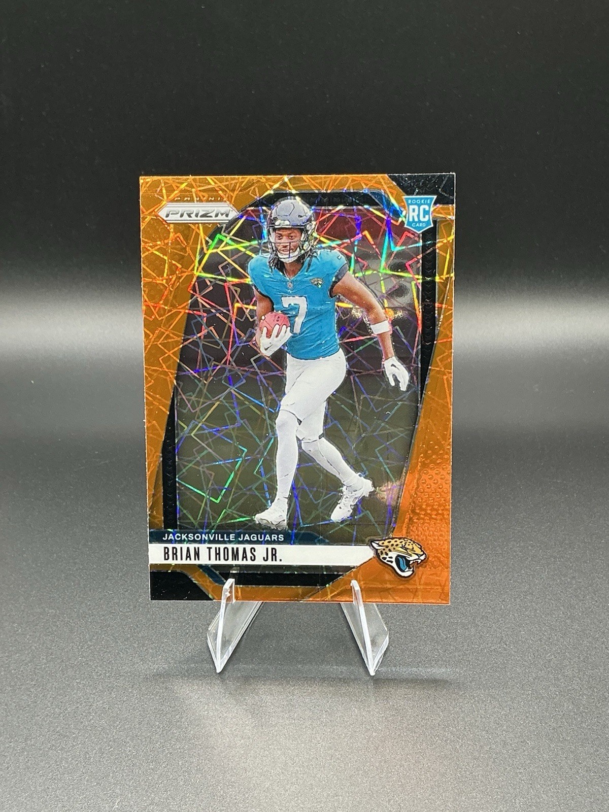 2024 Panini Prizm - Rookies Brian Thomas Jr. #314 Lazer Prizm (RC)