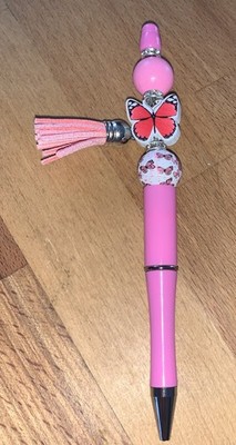 Kugelschreiber Kuli Druckkugelschreiber Perlen Glitzer Neu Unikat