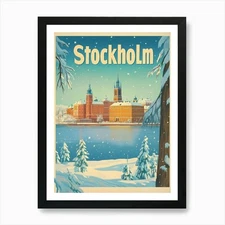 Aihrgdesign A Mid Century Modern Tr Framed Wall Art Poster Canvas Print Picture