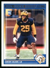 2024 Score #359 Junior Colson RC Los Angeles Chargers 57418