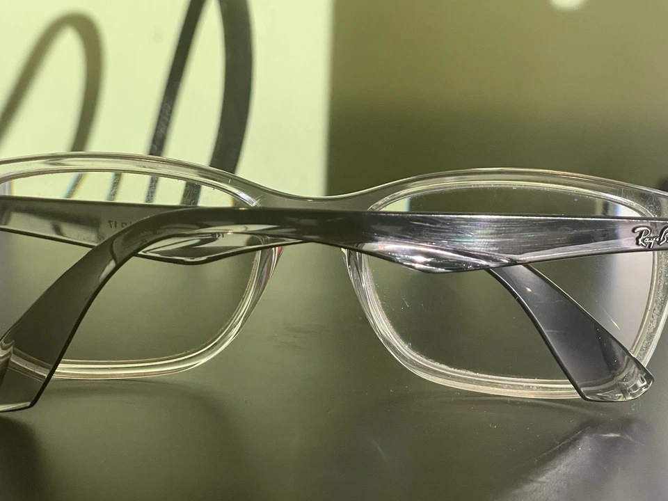 Ray-Ban RB7047 5768 Anteojos Transparente 54□17-140 Auténtico Marco Unisex Foto 3 de 4