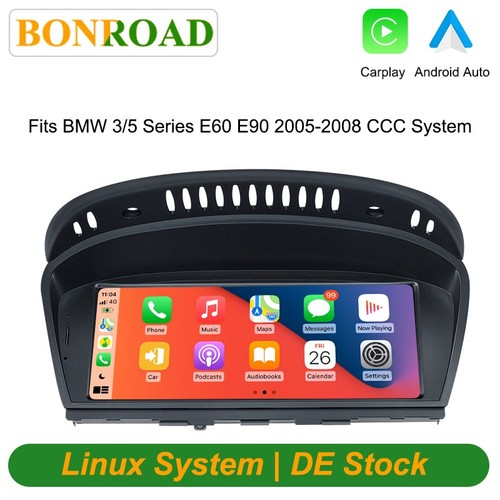8.8" Wireless Carplay Android Auto Touchscreen For BMW 3/5ER E60 E61 E90 E92 CCC