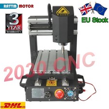 「EU」 3 Axis Desktop CNC 2030 400W Wood Router Engraving Milling Cutting Machine