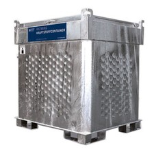 1000l mobile filling station single wall diesel tank 230V pump transport tank Rietberg