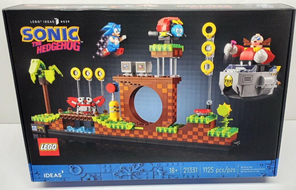 Lego Ideas Sonic 21331 - Sonic The Hedgehog: Green Hill Zone Quantidade De  Peças 1125