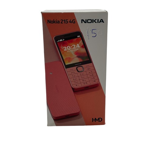 Nokia 215 4G/LTE (2024) Schwarz Handy 2,8" Farbdisplay Dual-SIM BRANDNEU - Bild 1 von 4