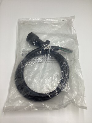 Leisure Cords Heavy Duty Connector 4 Prongs Black