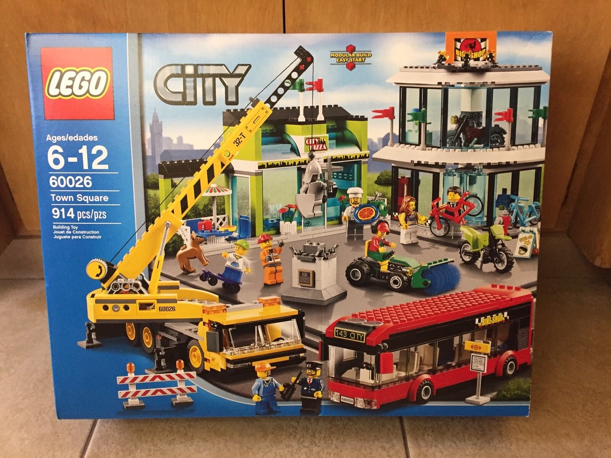 New Sealed Box Lego City 60026 Town Square | eBay