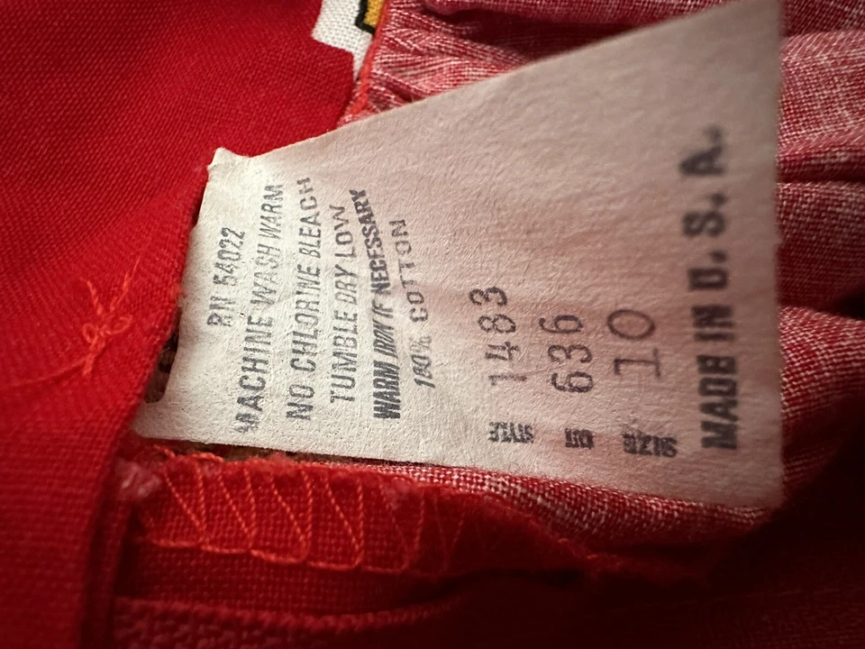 Vintage Sabino Dress Women Size 10 Beach Boat Vacation Y2K Dramatic Bright - Image 4 of 4