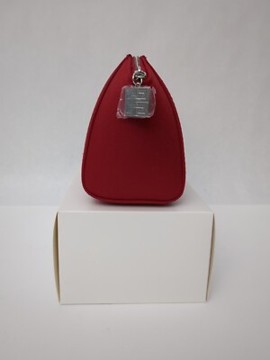 Givenchy 4G Logo Red CLUTCH Cosmetic MAKEUP Bag POUCH New In Box