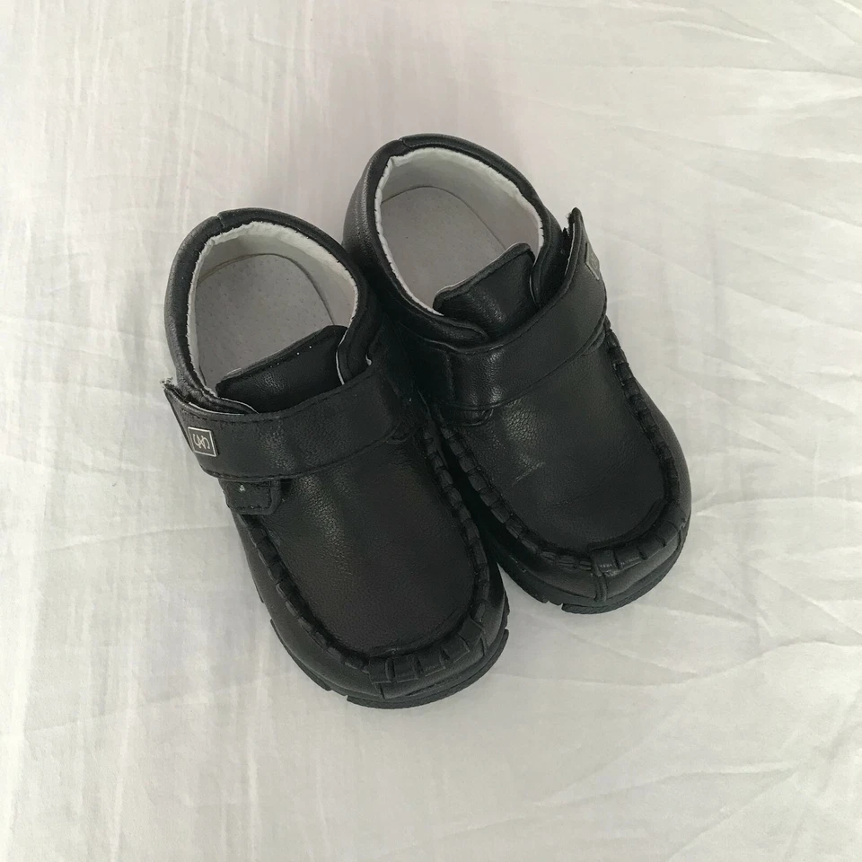 Sapatos sociais de couro de ovelha bebê criança menino alta qualidade tamanho 3 4 5 6 7 - Imagem 3 de 4