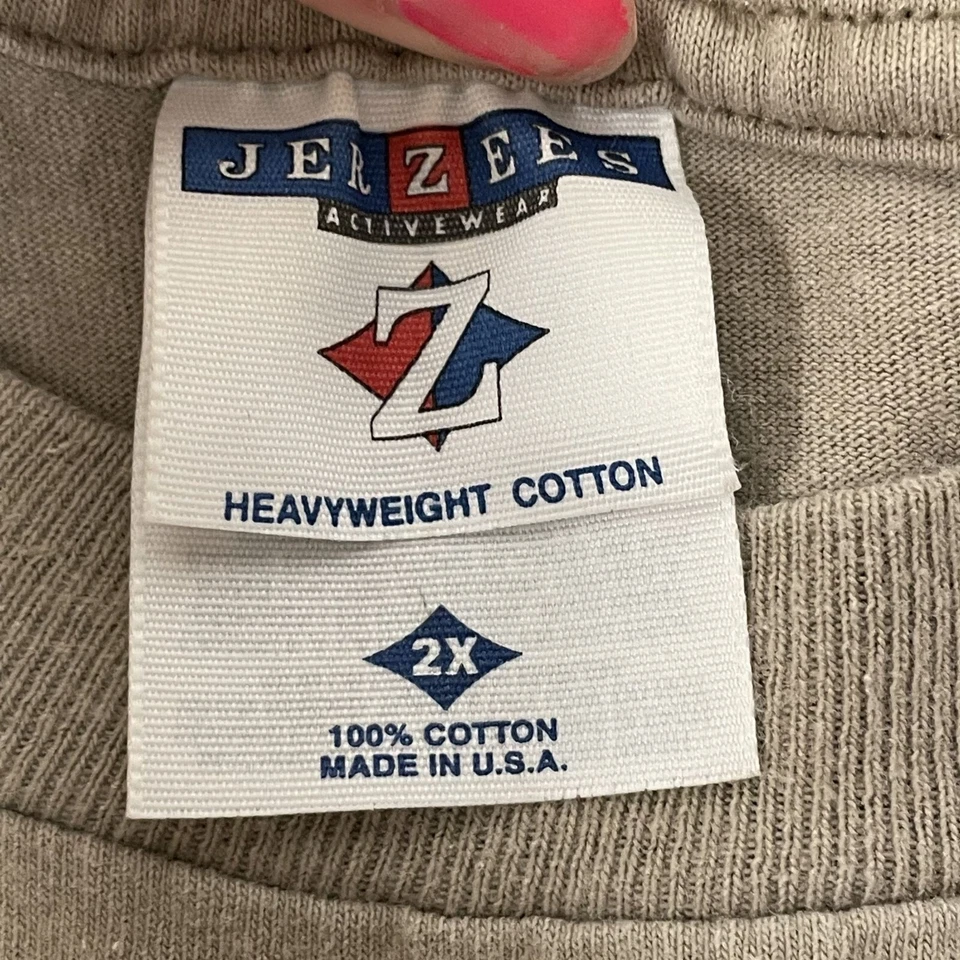 Camiseta De Colección Años 90 Jerzees Gris Bill Sisler 1998 ASL OKTOBERFEST 98’ Guerra EE. UU. 2XL Foto 3 de 4