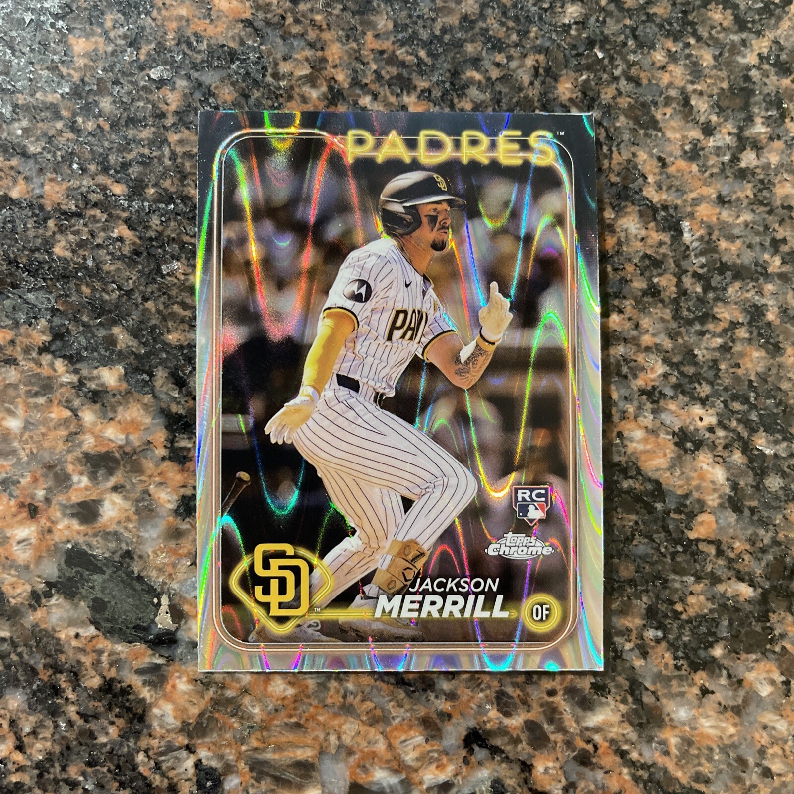 2024 Topps Chrome - RayWave Refractor #207 Jackson Merrill (RC)