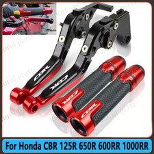 2PCS - For Honda CBR 125R 650R 600RR 1000RR Brake Clutch Levers Handle Grips Set