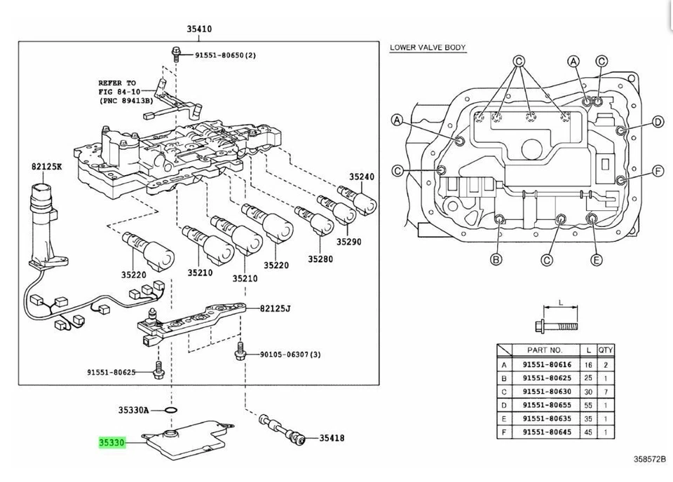 TOYOTA GENUINE Lexus Automatic Transmission Filter 35330 - 48020 - Imagem 4 de 4