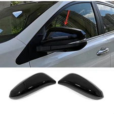 For Toyota RAV4 13-18 Bright Black Door Side Mirrors Rearview Trim Cover 2X
