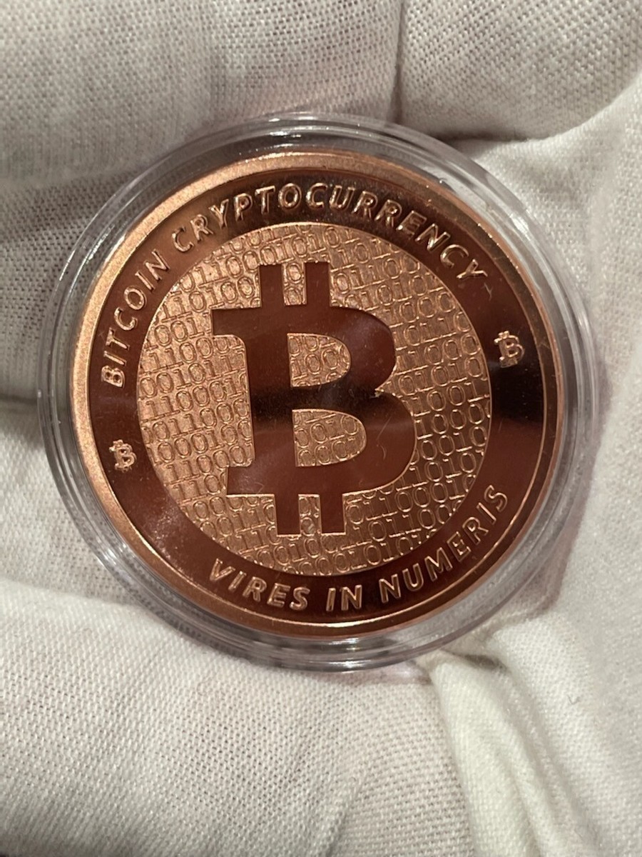 1oz Bitcoin .999 Copper Round - Golden State Mint - Crypto Currency IN A  CAPSULE | eBay