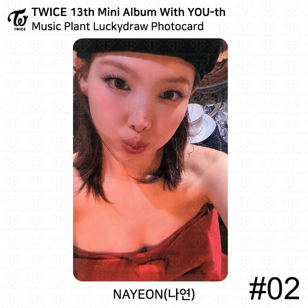 TWICE 13th Mini Album With YOU-th Music Plant Luckydraw TWICE 13th Mini Album With YOU-th Music Plant Luckydraw