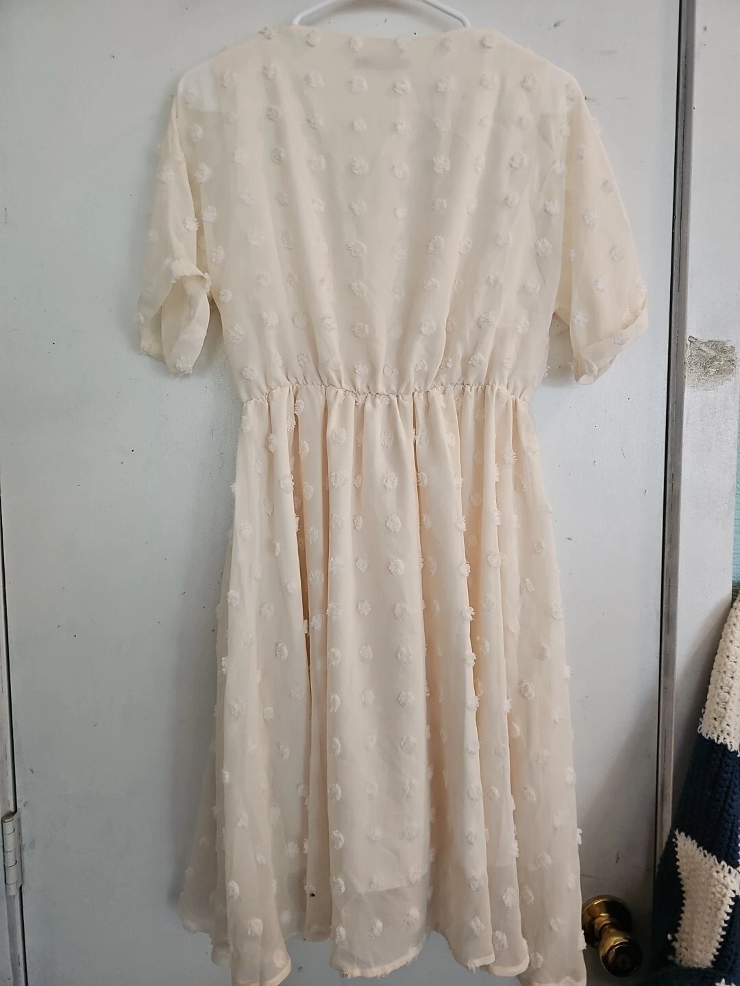 OFF WHITE Abito nuovo di zecca con etichette jolly code taglia media bianco sporco carino