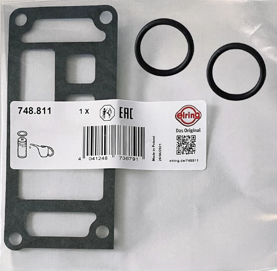 Kit de juntas tóricas de carcasa de filtro de aceite OEM para BMW 318i 318is 318ti Z3 1991-1998 Foto 3 de 4
