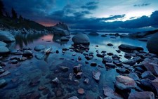 Landscape nature stones rocks Custom Gaming Mat Desk