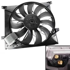 1635000293 Radiator Cooling Fan Assembly Fits Mercedes W163 ML55 AMG 2000-2003