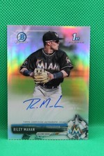 2017 Bowman Draft Chrome Refractor /499 Riley Mahan #CDA-RM Auto SP RC 1st