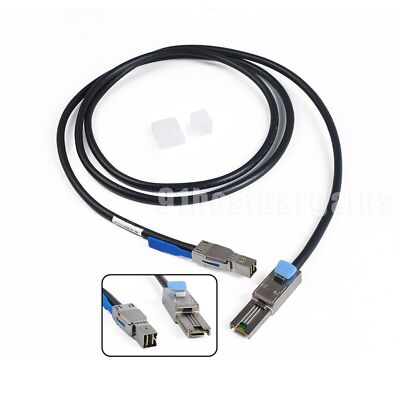 NEW Dell PowerVault MD1220 External Mini-SAS Cable SFF-8088 To SFF-8644 YJXMR