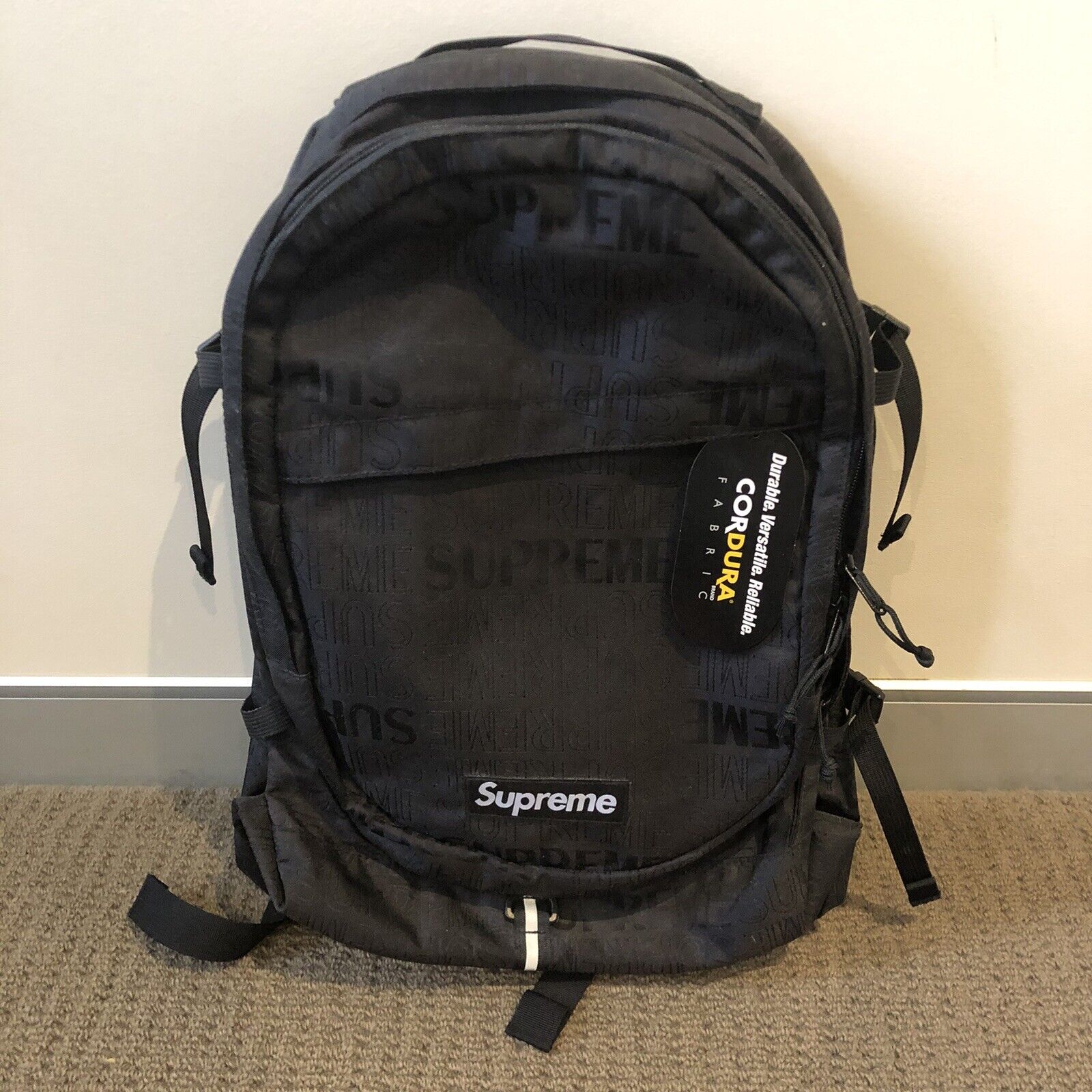 Supreme Backpack SS19 Black