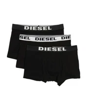 NWT. Diesel Kory. 3 Pack. Men's. Cotton Stretch Trunk. Black. MRSP. $42.00
