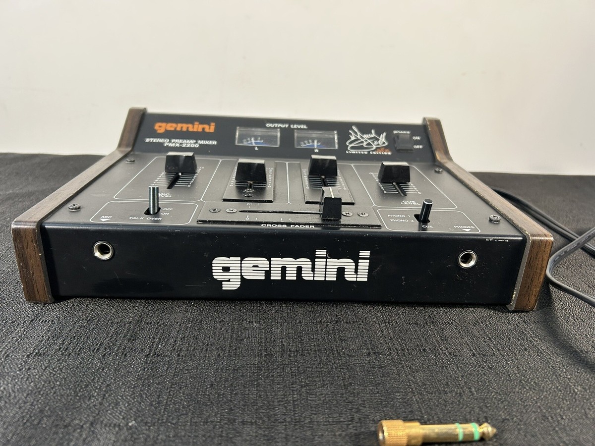 Gemini stereo preamp mixer pmx-2200 Dj Jazzy Jeff Version Hiphop